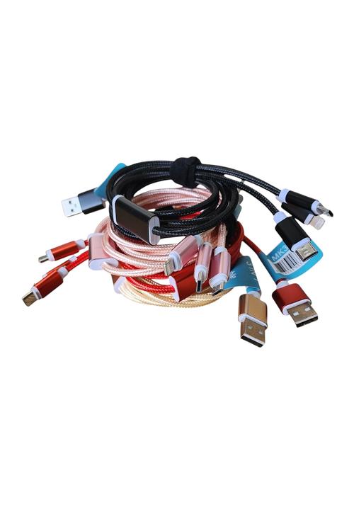 Fabric 3 in 1 Cable MK34